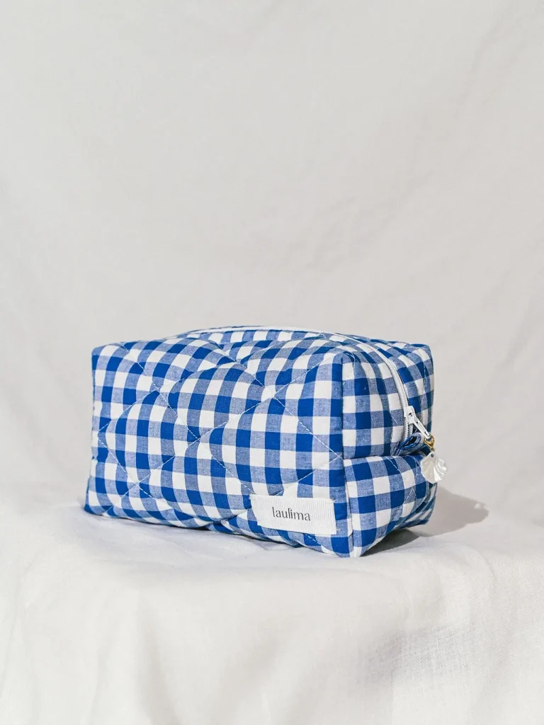 laulima blue and white pouch